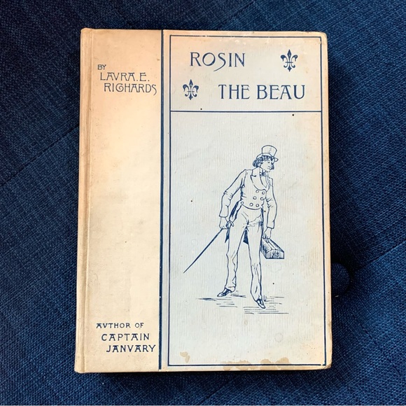 1898 Antique Blue and White Hardcover Book - Picture 2 of 9